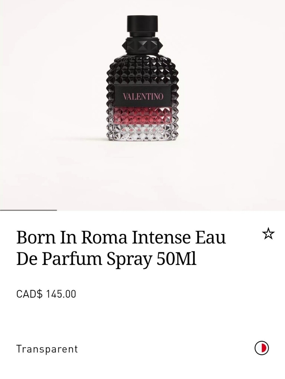 Subcategory selection for product image
